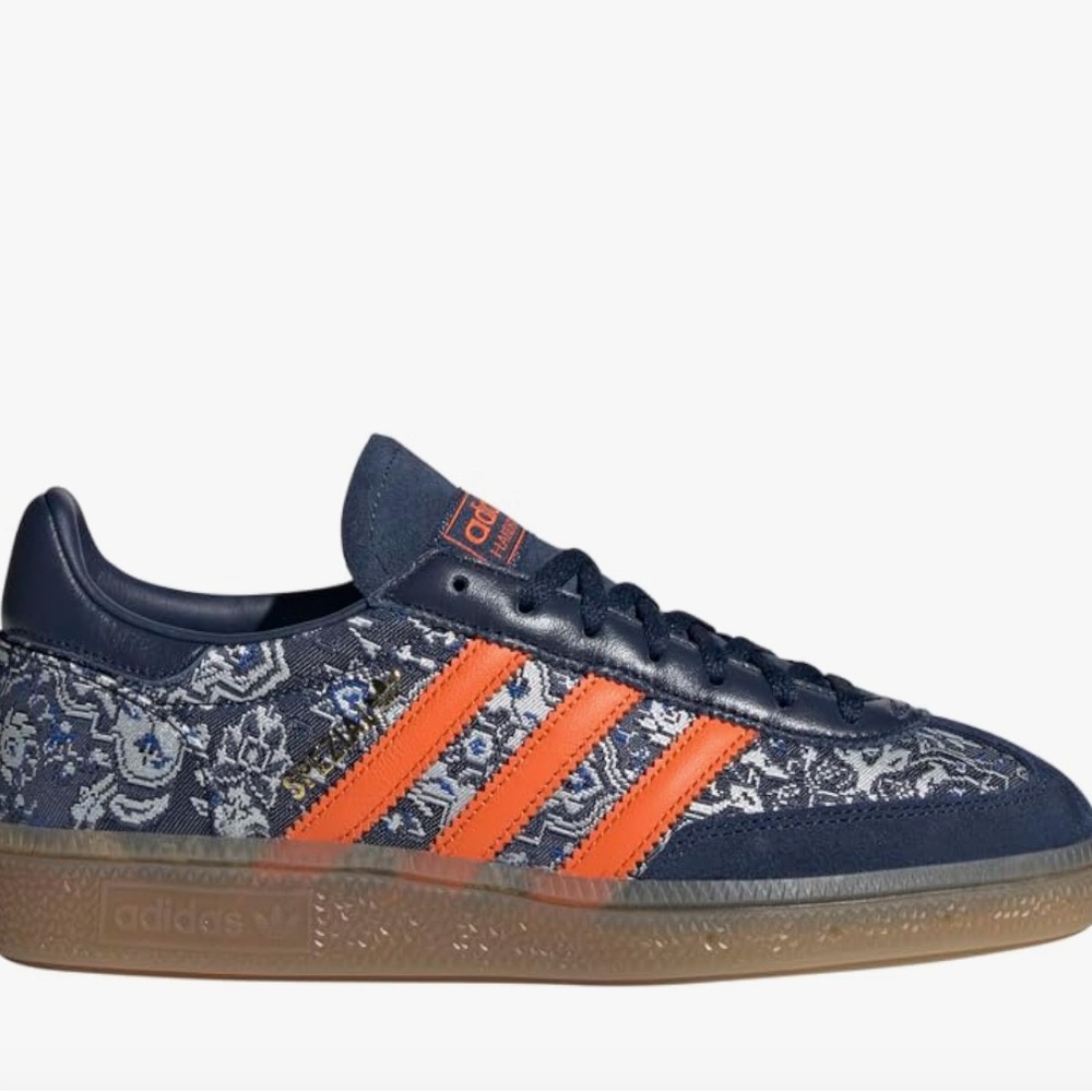 Adidas Spezial Navy and Orange Sneakers